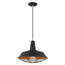  41184-04 - 1 Lt Black Mini Pendant