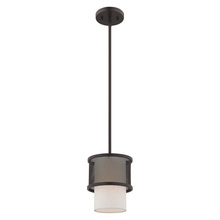  41201-07 - 1 Lt Bronze Mini Pendant