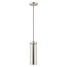  41241-91 - 1 Lt Brushed Nickel Mini Pendant