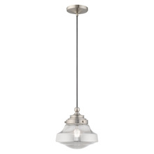  41242-91 - 1 Lt Brushed Nickel Mini Pendant