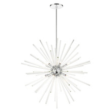  41259-05 - 12 Lt Polished Chrome Foyer Pendant Chandelier