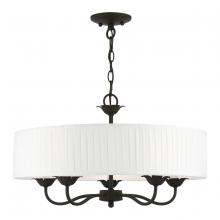  41775-04 - 5 Light Black Pendant Chandelier