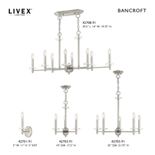  42703-91 - 3 Lt Brushed Nickel Mini Chandelier