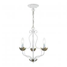  42903-60 - 3 Light Antique White Chandelier