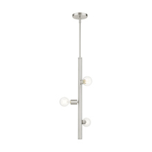  45863-91 - 3 Lt Brushed Nickel Pendant