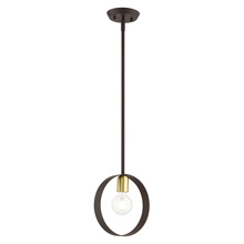  46411-07 - 1 Lt Bronze Pendant