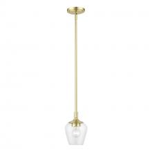  46721-12 - 1 Light Satin Brass Single Pendant