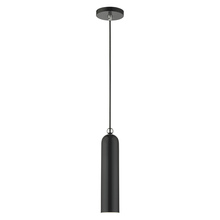  46751-68 - 1 Lt Shiny Black Pendant