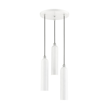  46753-69 - 3 Lt Shiny White Pendant