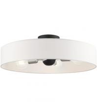  46928-04 - 4 Lt Black Semi Flush Mount