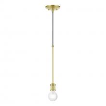  47161-12 - 1 Light Satin Brass Single Pendant