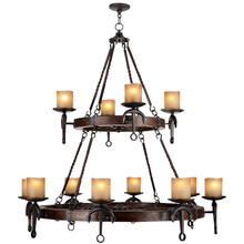  4869-67 - 12 Light Olde Bronze Chandelier