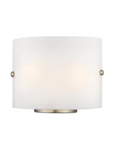  4904-91 - 2 Light Brushed Nickel Wall Sconce