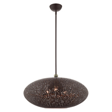  49186-07 - 3 Lt Bronze Pendant