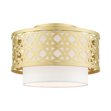  49862-33 - 1 Lt Soft Gold Semi Flush