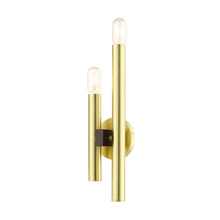  49992-12 - 2 Lt Satin Brass ADA Double Sconce