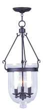  5064-07 - 3 Light Bronze Chain Lantern