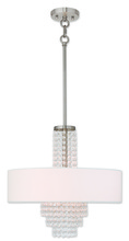  51033-91 - 4 Light Brushed Nickel Chandelier