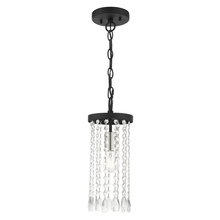  51062-04 - 1 Lt Black Mini Pendant