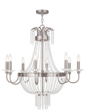  51848-91 - 8 Light Brushed Nickel Chandelier