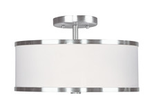  6367-91 - 2 Light Brushed Nickel Ceiling Mount