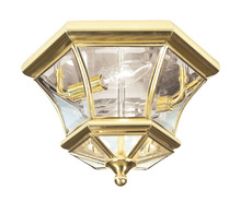  7052-02 - 2 Light Polished Brass Ceiling Mount