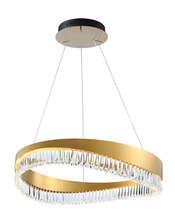  KCH1101R-26GD - Venosa Small Round Chandelier - Gold