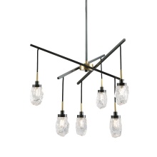 Kanova Lighting KCH1106A-6 - Avola 6-light Ice-drop Abstract Chandelier