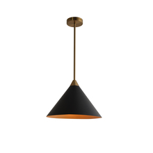  KPN0124-1MB - Paris Pendant With Matte Black Finish