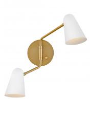  83542LCB-MW - Large Two Light Sconce