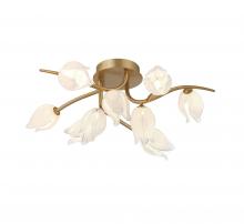  12084-03 - Belluno, 9 Light LED Ceiling Mount, Champagne Gold