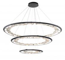  12165-040 - Nettuno,3 Tier LED Chandelier, 
Painted Brushed Grey