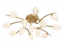  12085-03 - Belluno,13 Light LED Ceiling Mount, Champagne Gold