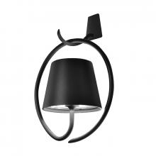  LD0289N4 - Poldina Wall Lamp w Bracket - Dark grey