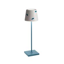  LD0340AC1 - Poldina Lido Table Lamp - Avio Blue  Fish