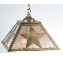  109564 - 16" Square Texas Star Pendant