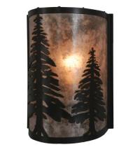  114681 - 8" Wide Tall Pines Wall Sconce