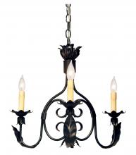  117560 - 22" Wide Elyce 3 Light Chandelier