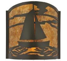  117834 - 12"W Sailboat Wall Sconce