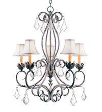  120311 - 28" Wide Felicia 5 Light Chandelier