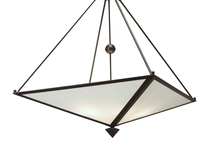  124062 - 38" Square Veta Inverted Pendant