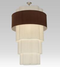  124490 - 36" Wide Cilindro 4 Tier Textrene Pendant