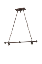  124543 - 38" Long Mahogany Bronze 2 LT Pendant Hardware