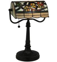 130760 - 15"H Vineyard Banker's Lamp