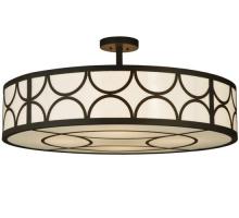  132744 - 36" Wide Revival Deco Cilindro Semi-Flushmount