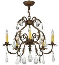  135403 - 24"W Chantilly 5 LT Chandelier