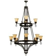  135710 - 46" Wide Savino 12 Light Two Tier Chandelier