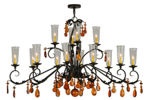  136485 - 62" Long Windsor 14 Light Oblong Chandelier