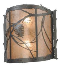  13875 - 15"W Whispering Pines Wall Sconce
