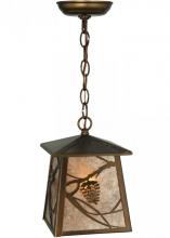  142751 - 7"Sq Whispering Pines Lantern Pendant
